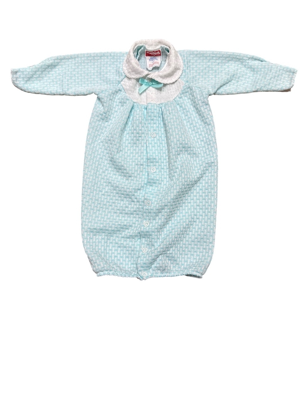 Vintage Playskool Sack N Play Baby Gown Sleeper Boys Girls Size Small 3 Months
